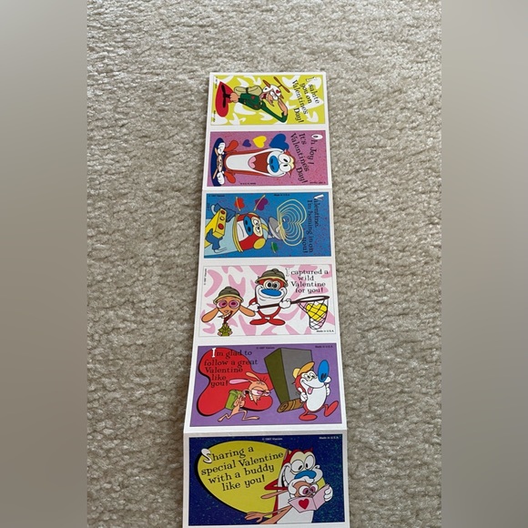 Vintage 1997 Valentine Day Cards - REN and Stimpy - Nickelodeon - Picture 2 of 4